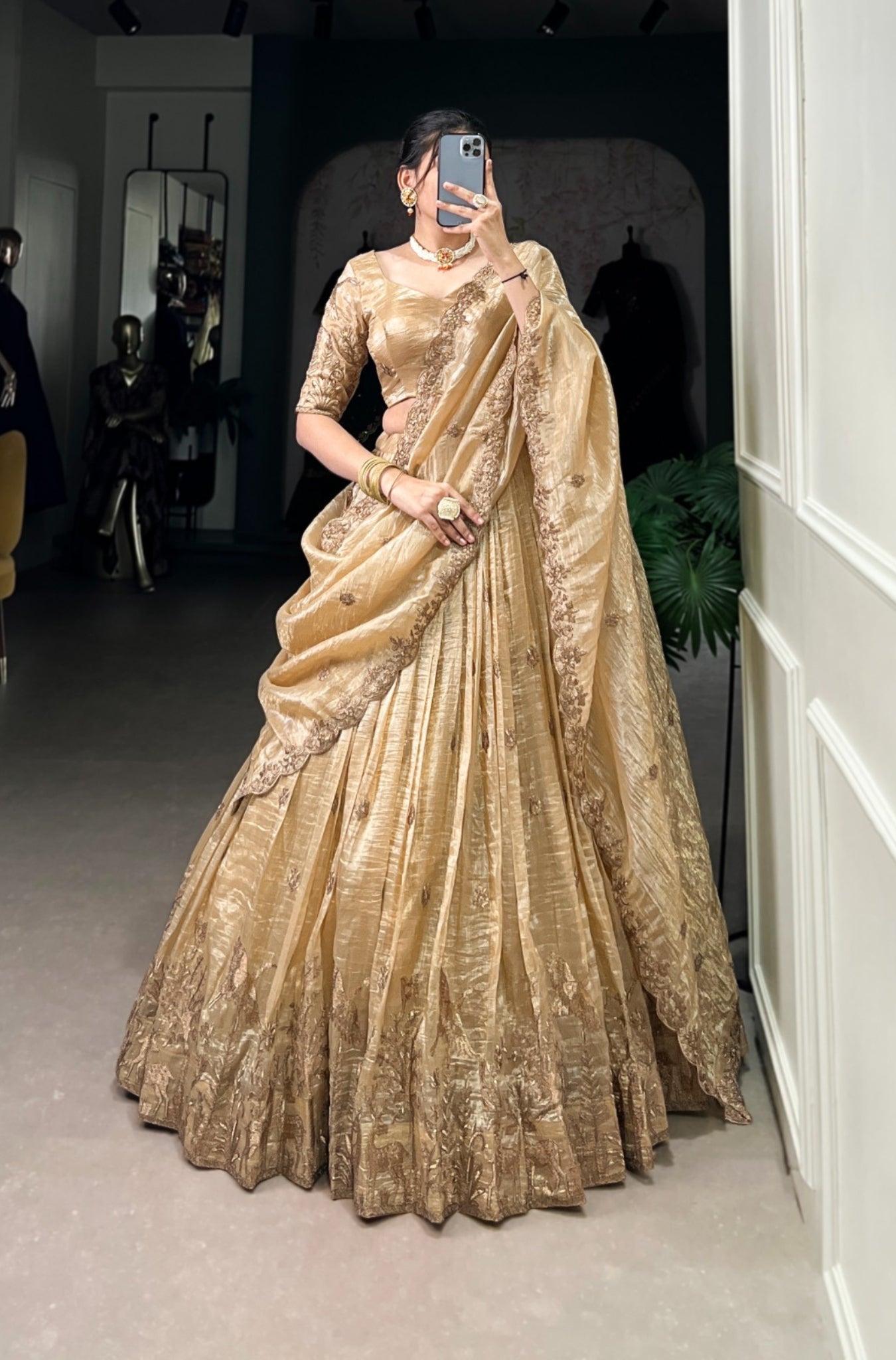 Traditional Indian Ensemble Beautiful Lehenga Choli