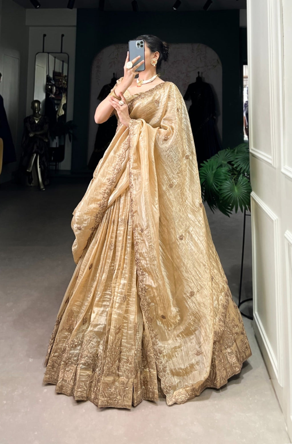 Traditional Indian Ensemble Beautiful Lehenga Choli