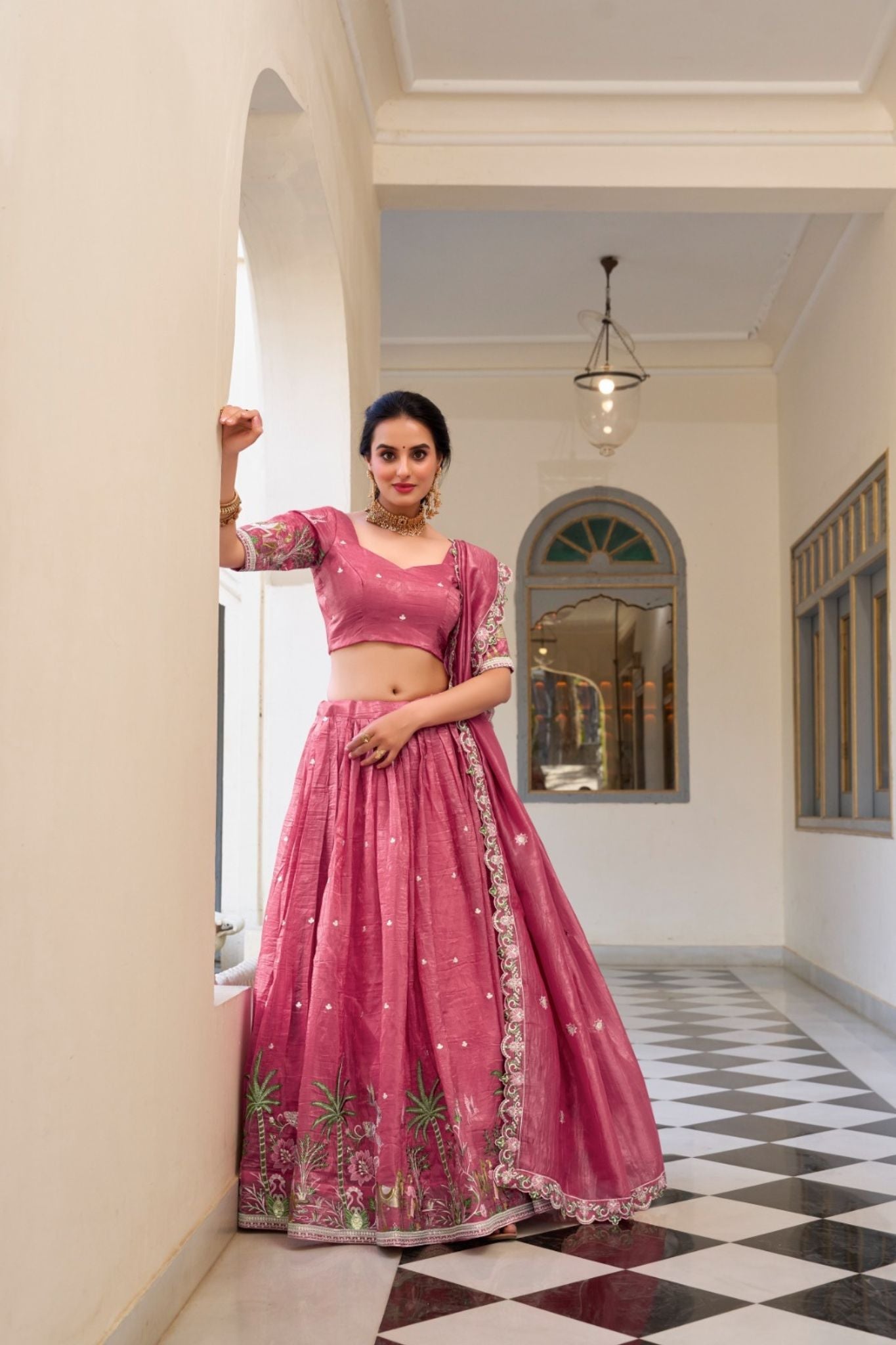 Traditional Indian Ensemble Beautiful Lehenga Choli