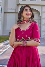 Premium Jacquard Weaving Gown Set for Festive & Wedding Wear