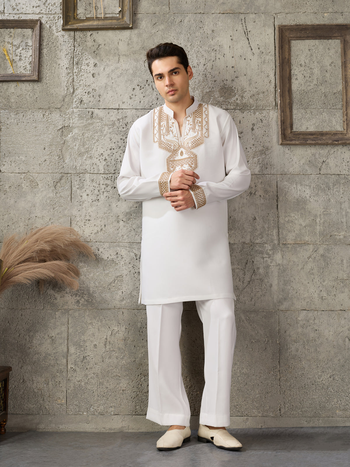 Premium Japanese Armani Lachka Kurta Set | Tulip Designer
