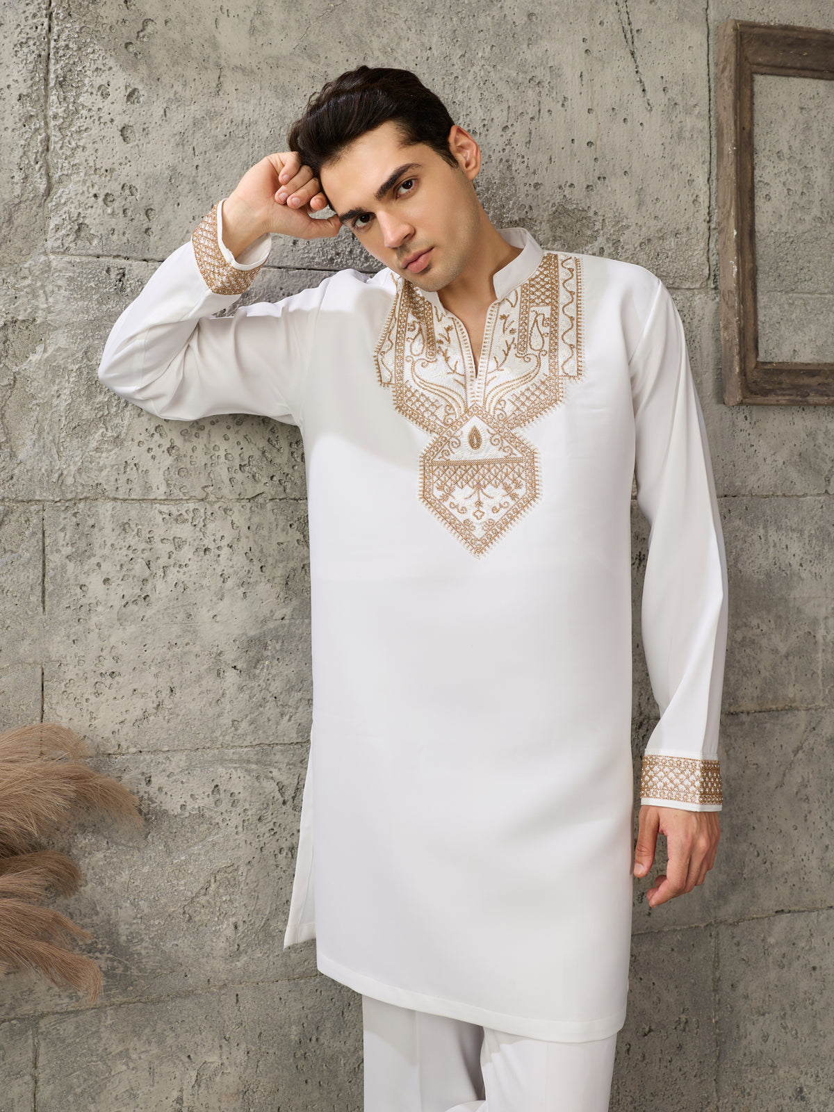 Premium Japanese Armani Lachka Kurta Set | Tulip Designer
