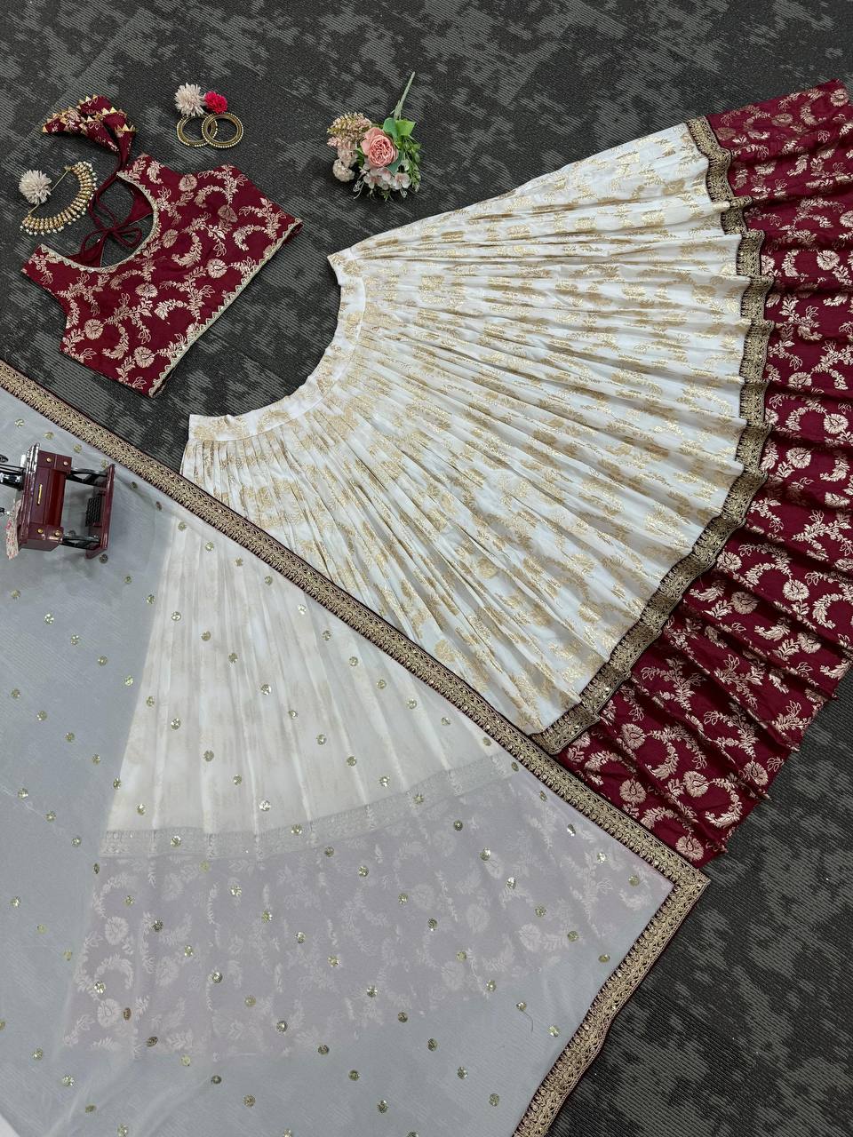 Jequrd Hevay Boutique Collection Lehenga Choli
