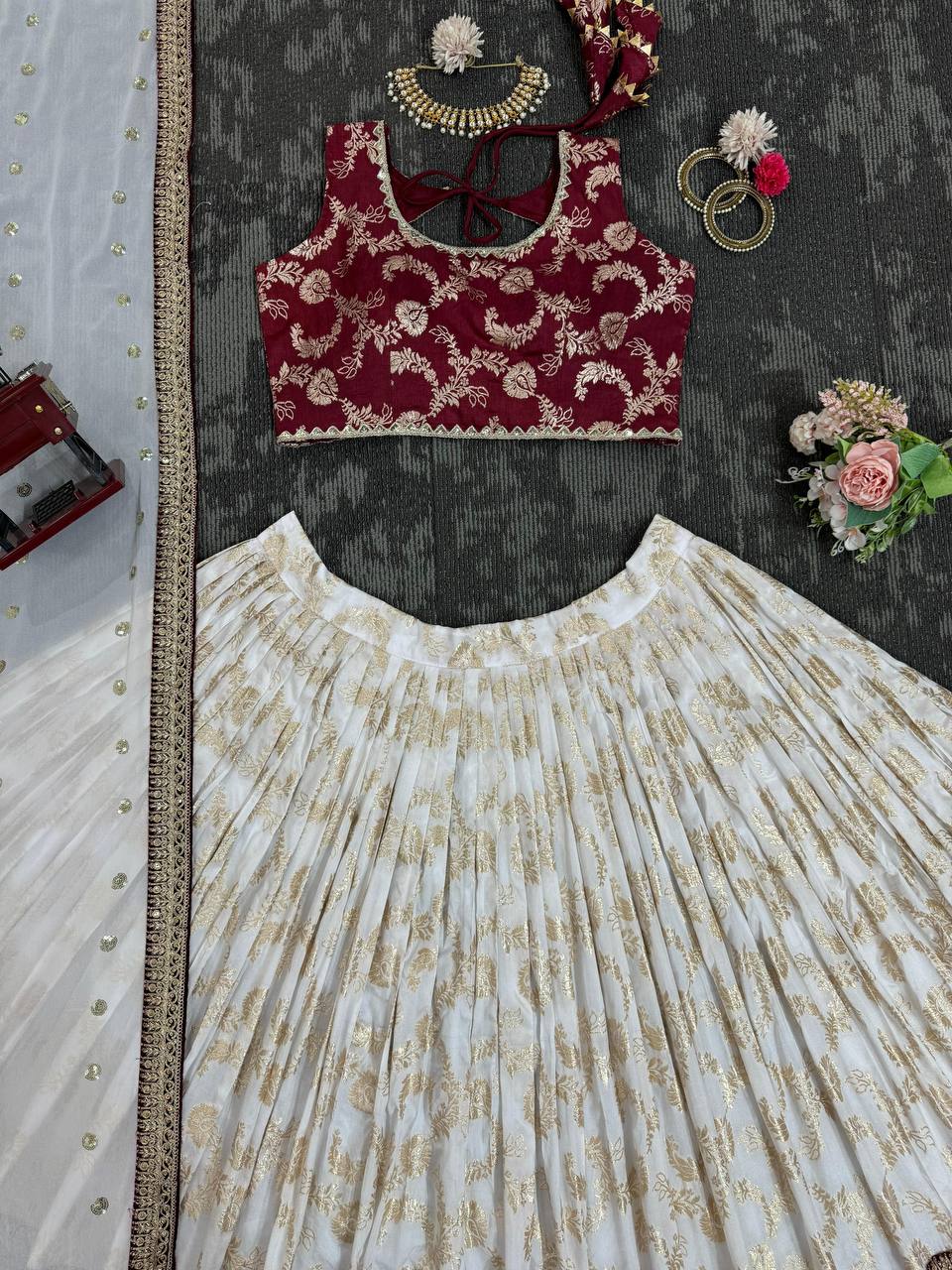 Jequrd Hevay Boutique Collection Lehenga Choli
