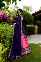 Kanchipuram Zari Traditional Lehenga Set | Tulip Designer
