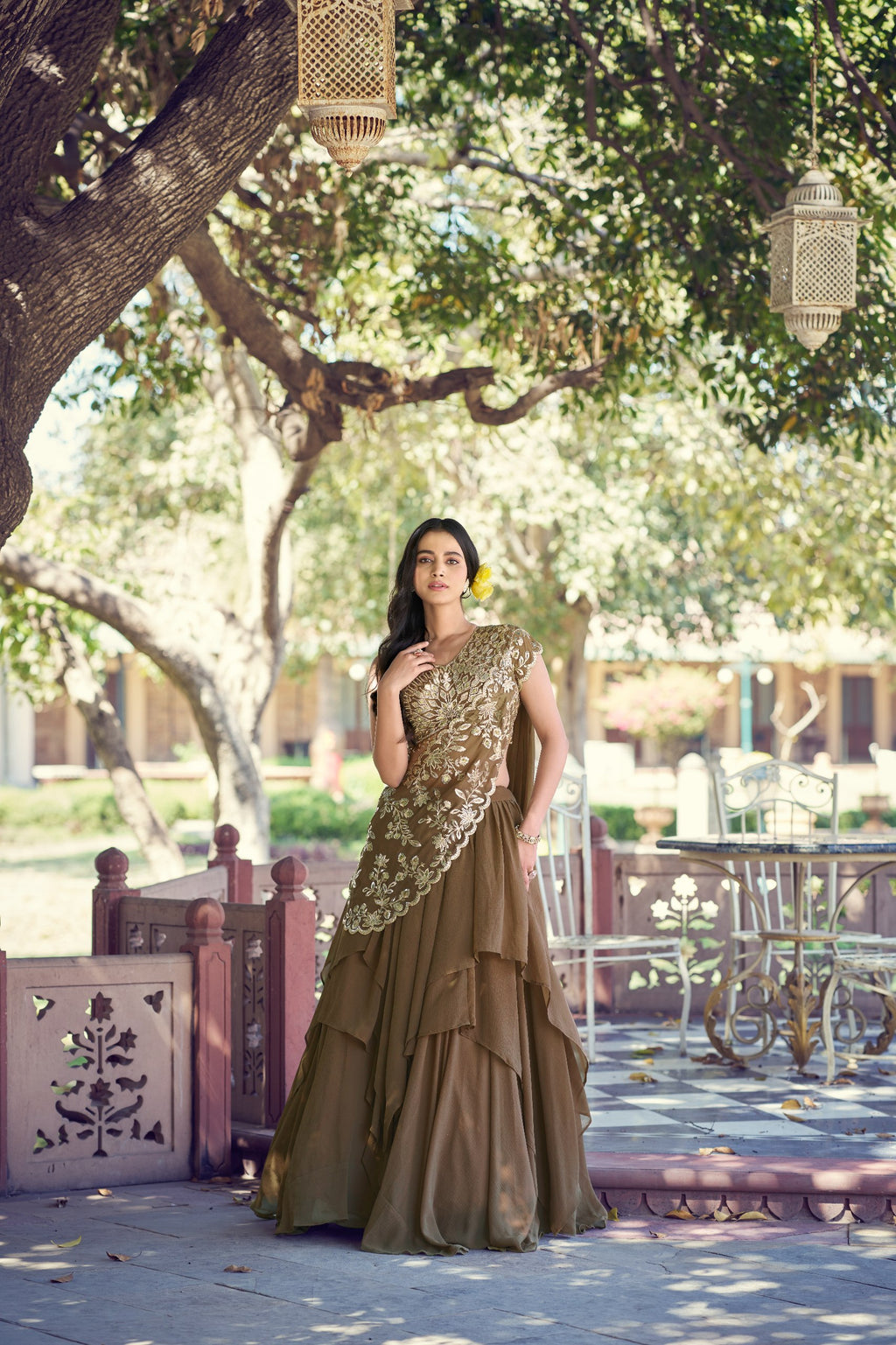 Wedding Special Marble Embroidered Lehenga Choli Collection
