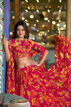 Luxury Marble Printed Lehenga Choli Collection for Special Occasions
