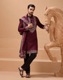 Latest nature Maroon Kurta and Dupatta for Mens Wear
