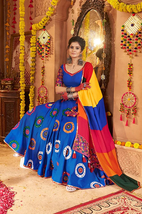 Royal Blue Tranding Chaniya Choli for Navratri