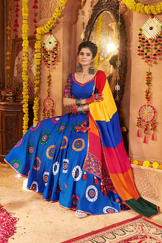 Royal Blue Tranding Chaniya Choli for Navratri