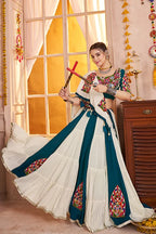 Multi Color Cotton Chaniya Choli for Navratri Dandiya Raas