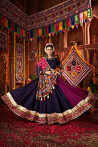 Traditional Mirror Work Chaniya Choli for Navratri Night