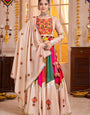 Gorgeous Multi Color with Beige Navratri Chaniya Choli Set