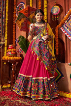 Traditional Mirror Work Chaniya Choli Set for Navratri