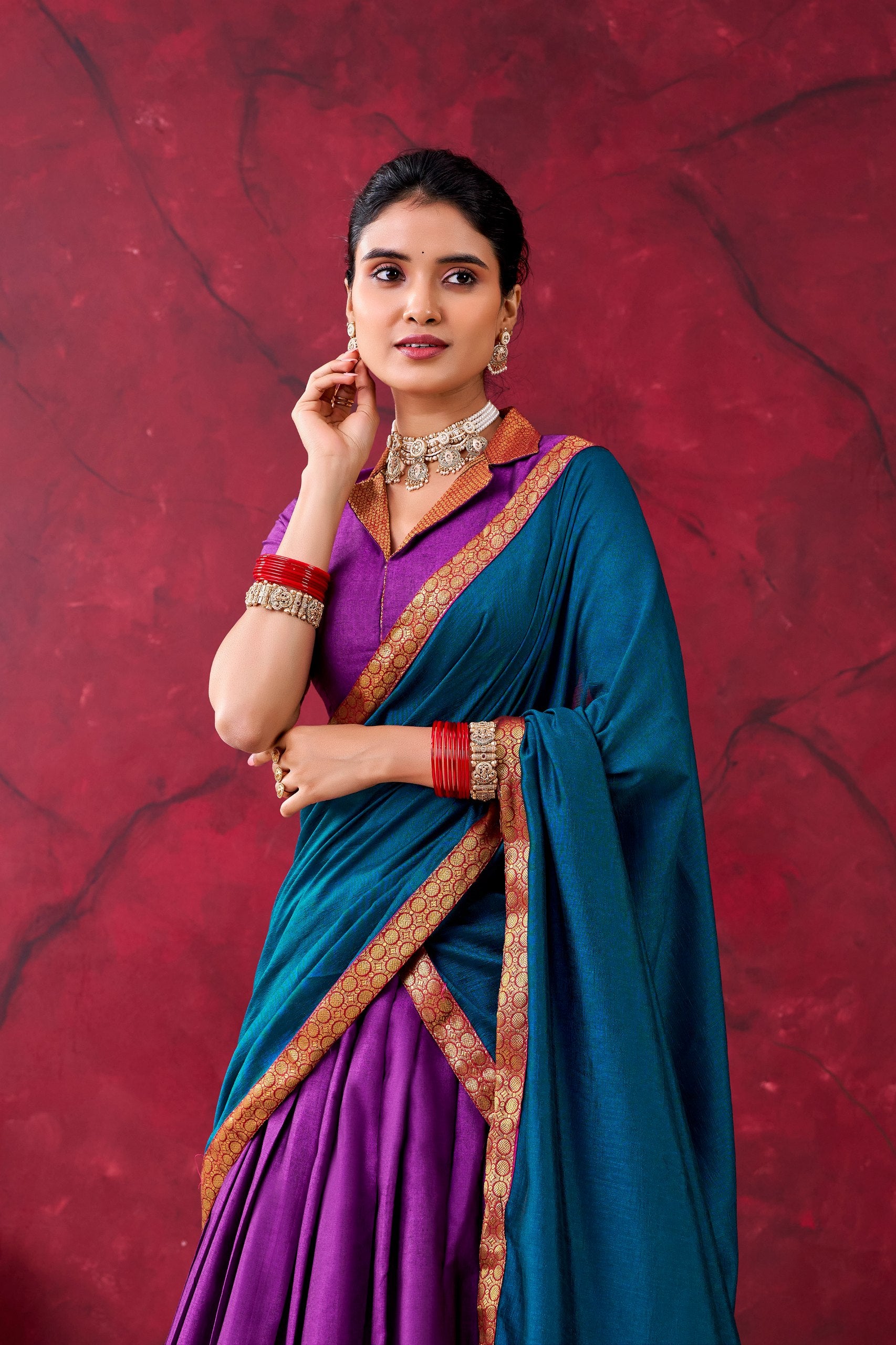 Classic Narayan Pet Cotton Zari Work Lehenga Choli For Women
