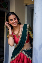 Festive Wear Narayan Pattu Designer Lehenga Set for Women
