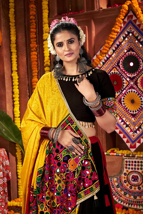 Traditional Navratri Mirror Chaniya Choli for Women