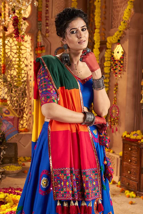 Royal Blue Tranding Chaniya Choli for Navratri