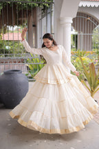 Noorani Cora Cotton Frill Lehenga Collection For Women
