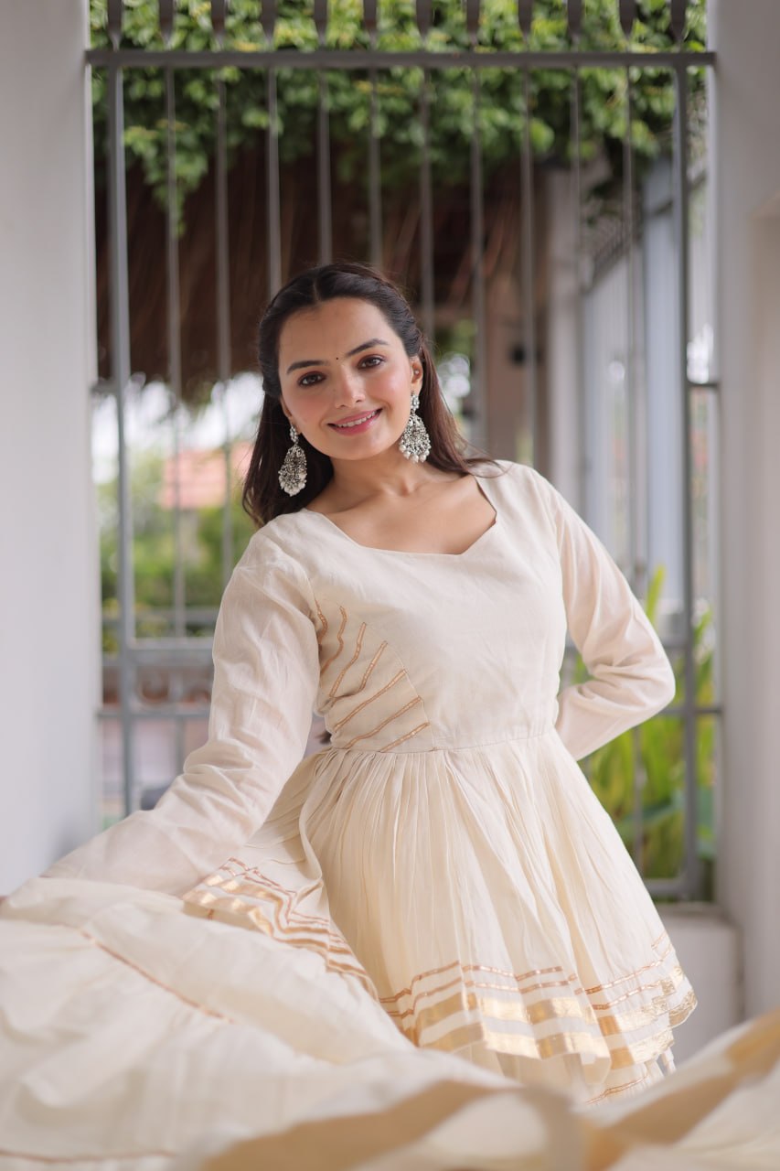 Noorani Cora Cotton Frill Lehenga Collection For Women
