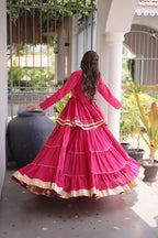 Noorani Cora Cotton Frill Lehenga Collection For Women
