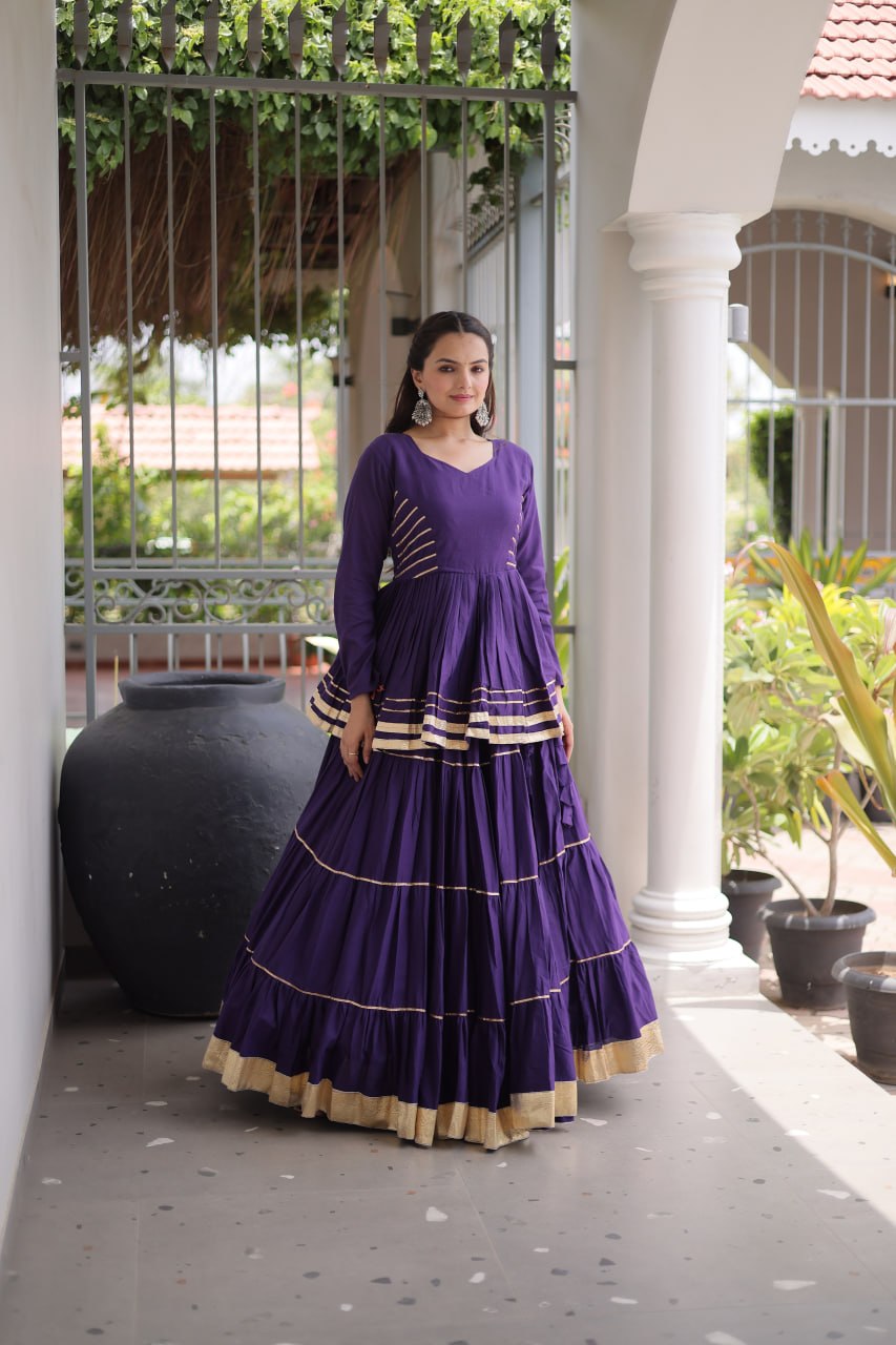 Noorani Cora Cotton Frill Lehenga Collection For Women

