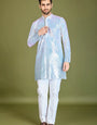 Stylish Ombre Blue Kurta for Men – Festive & Wedding men's kurta