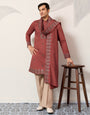 Luxury Royal Look Orange Kurta with Dupatta for Mens Collection