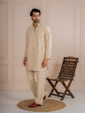 Attractive Cream Armani Beads Kurta Set | Tulip Designer