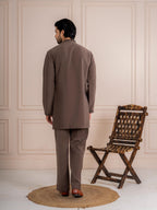 Brown Japanese Armani Beads Mens Kurta | Tulip Designer