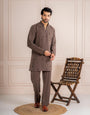 Brown Japanese Armani Beads Mens Kurta | Tulip Designer