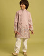 Premium Peach Color Vantara Style Boys Kurta with Pajama