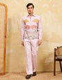 Pink Bomber Jacket with Pant for Men's