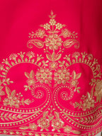 Pink Roman Silk Thread Work Kurta Set | Tulip Designer
