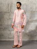 Pink Soft Silk Embroidered Kurta Set For Special Occasion Soft Silk Embroidered Kurta Set For Special Occasion
