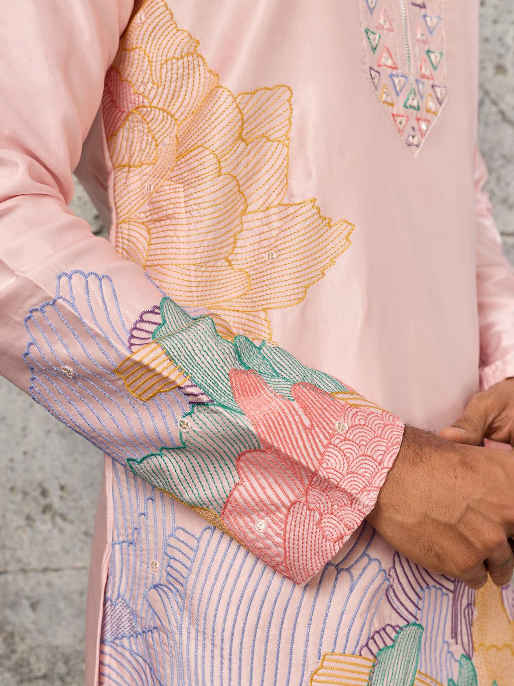 Pink Soft Silk Embroidered Kurta Set For Special Occasion Soft Silk Embroidered Kurta Set For Special Occasion
