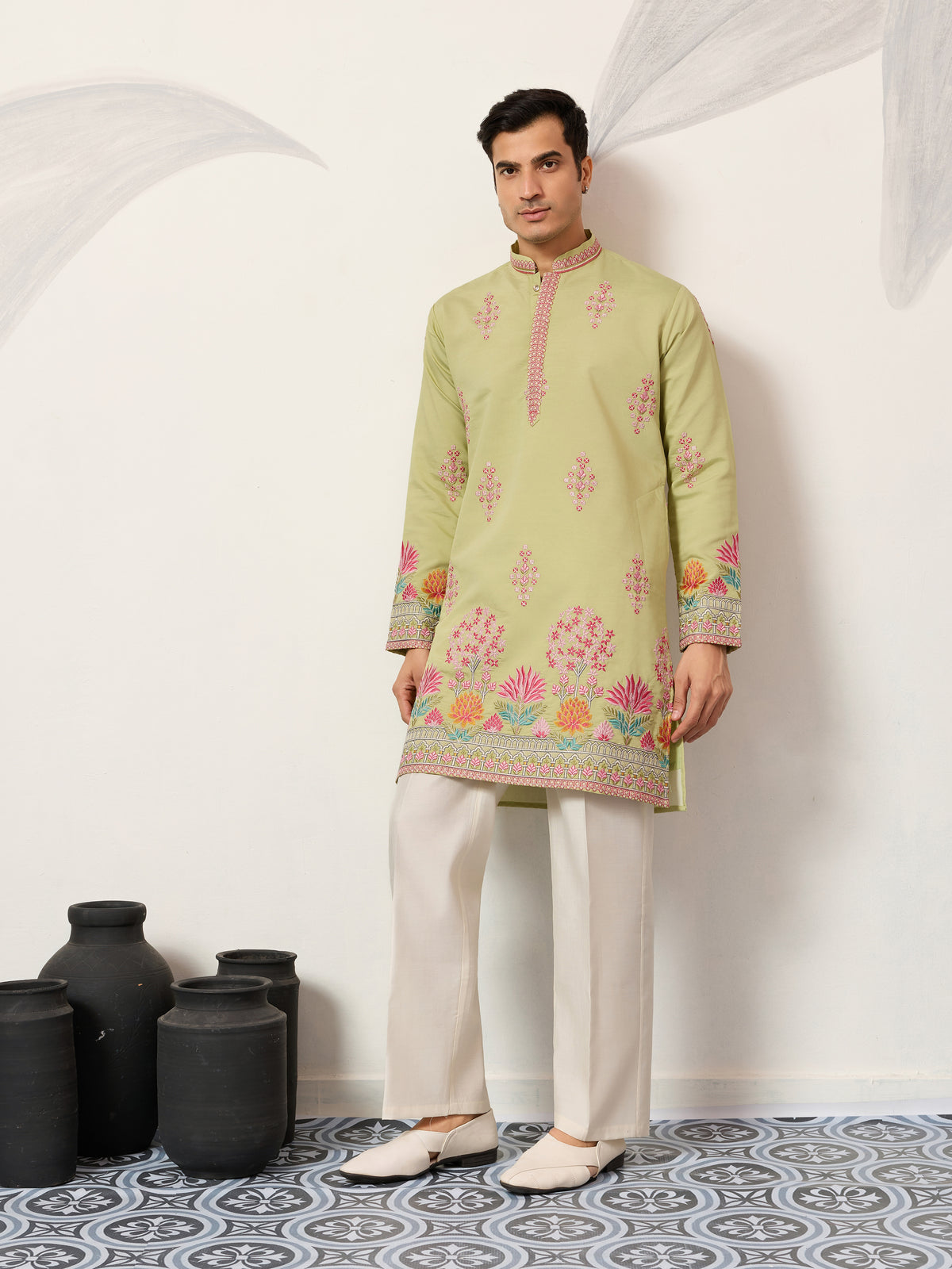Latest Wedding Pista Kurta Design for Mens Wear