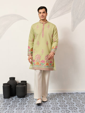 Latest Wedding Pista Kurta Design for Mens Wear