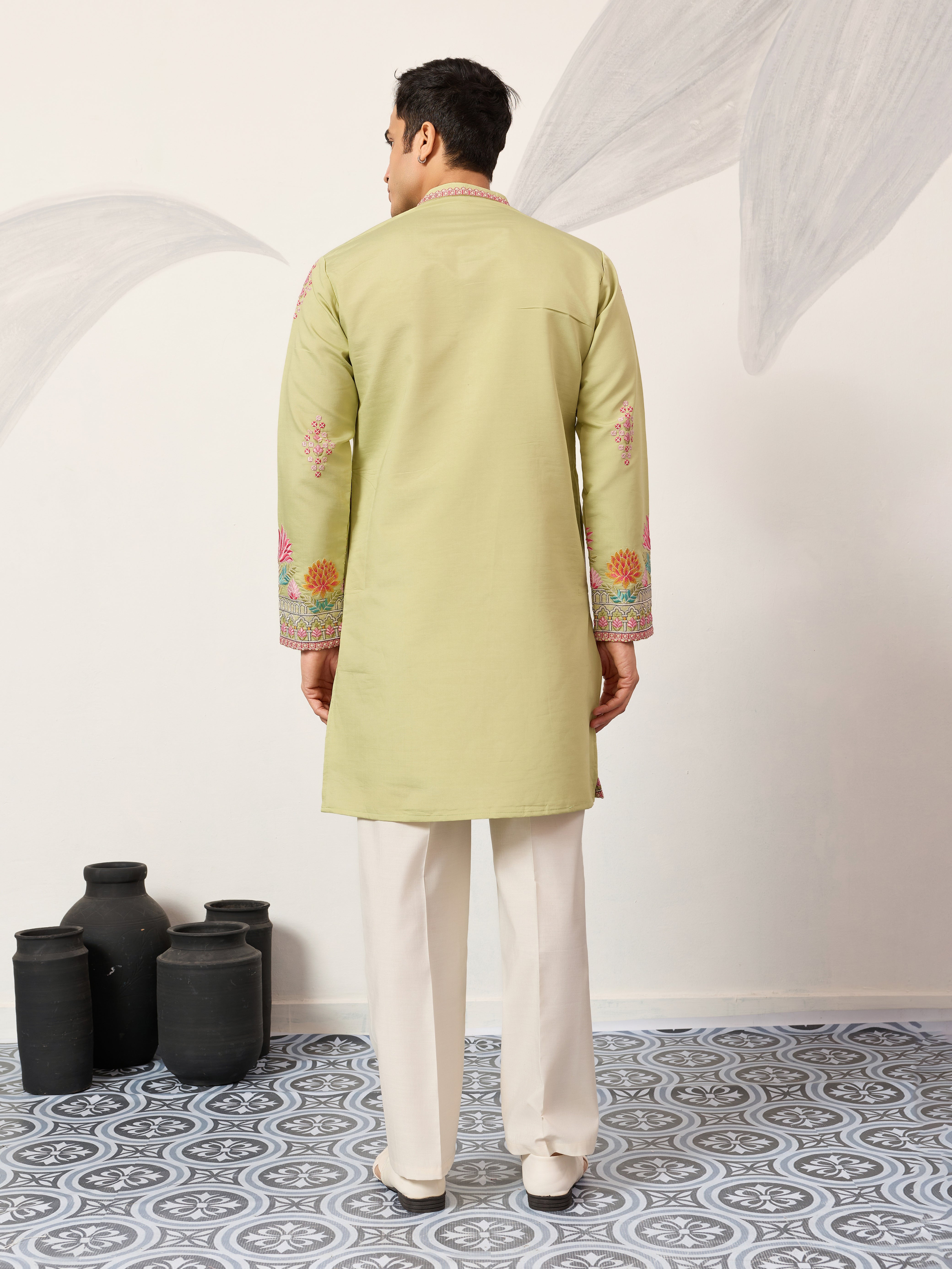Latest Wedding Pista Kurta Design for Mens Wear