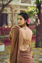 South Indian Poly Dyeable Zari Lehenga Set | Tulip Designer
