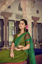 South Indian Poly Dyeable Zari Lehenga Set | Tulip Designer

