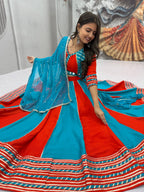 Royal Pure Cotton Hand Work Navratri Special Lehenga Choli
