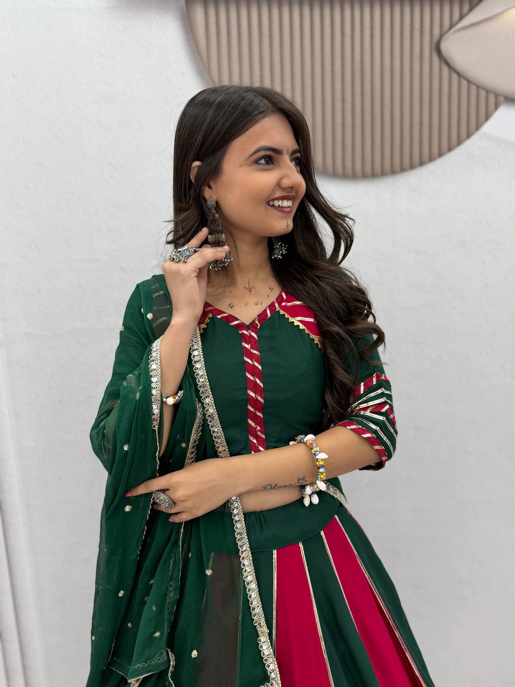 Royal Pure Cotton Hand Work Navratri Special Lehenga Choli
