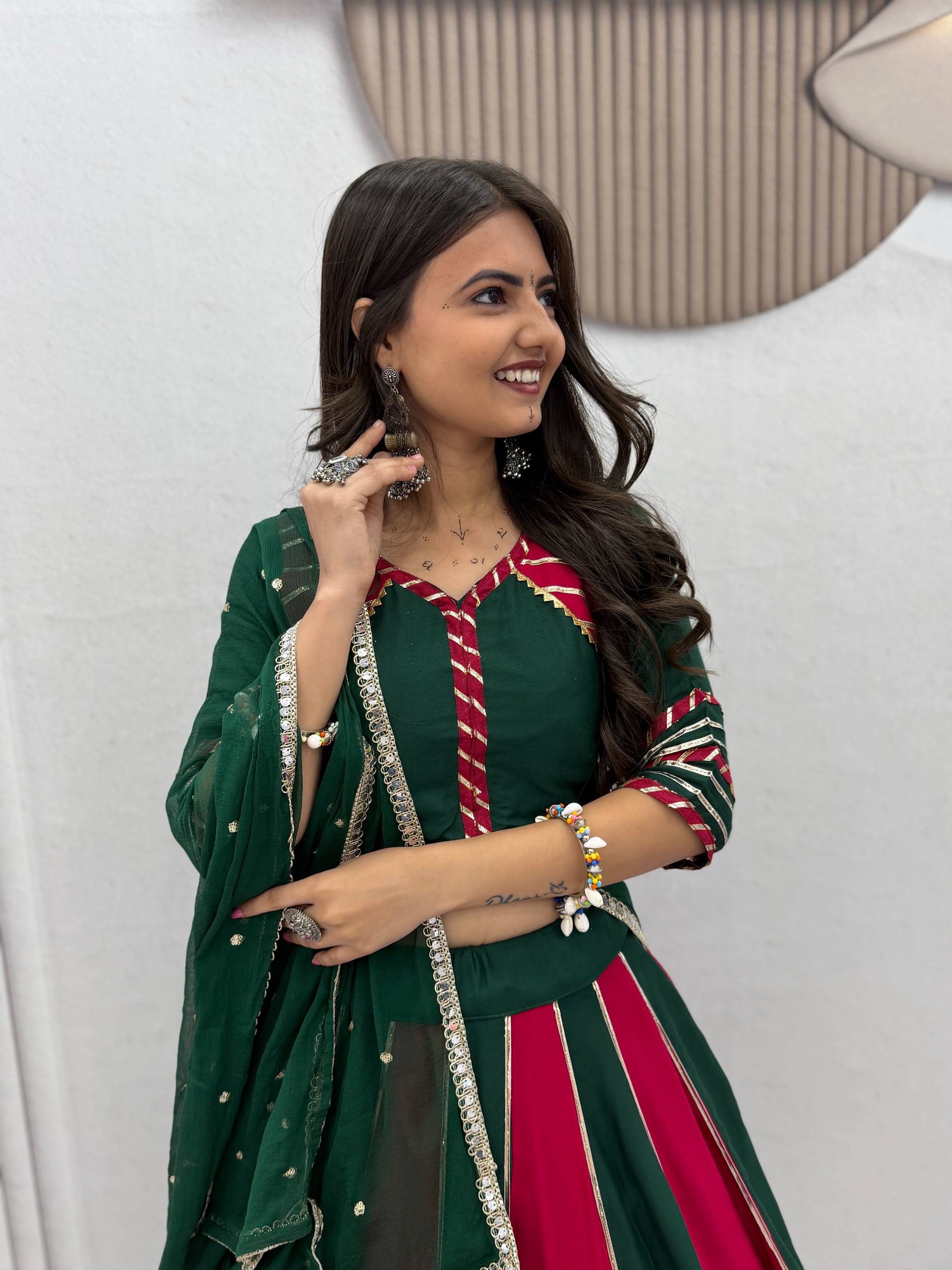 Royal Pure Cotton Hand Work Navratri Special Lehenga Choli
