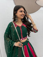 Royal Pure Cotton Hand Work Navratri Special Lehenga Choli
