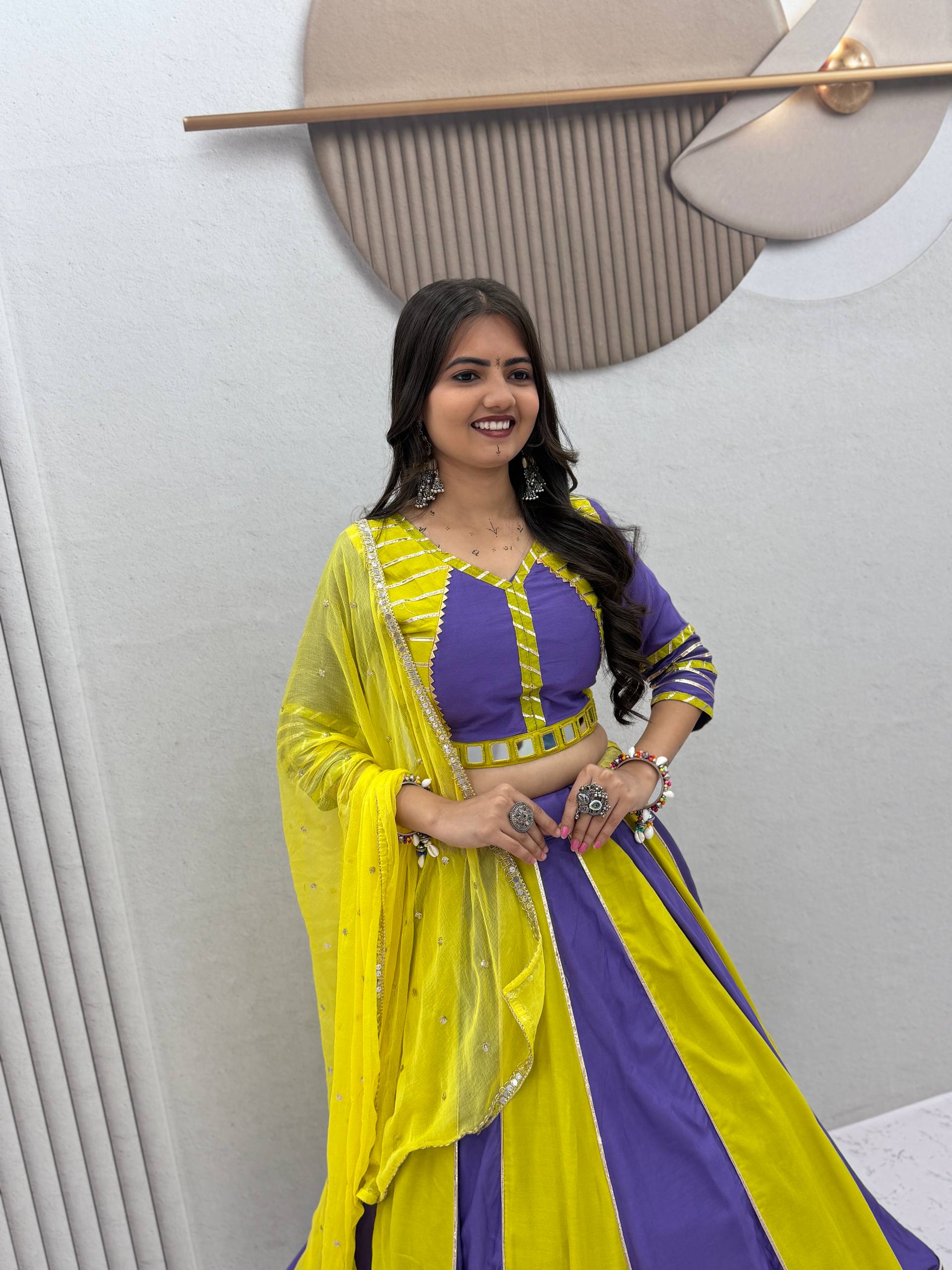 Royal Pure Cotton Hand Work Navratri Special Lehenga Choli
