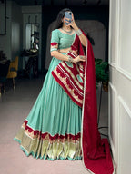 Navratri Rayon Embroidery Lehenga Set | Tulip Designer
