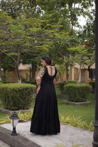 Beautifully Rayon Kutchi Gamthi Mirror Gown | Tulip Designer
