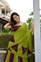 Navratri Rayon Printed Lehenga Set | Tulip Designer
