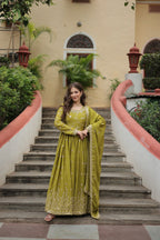 Rich Sequins Embroidered Work Women Suit Set
